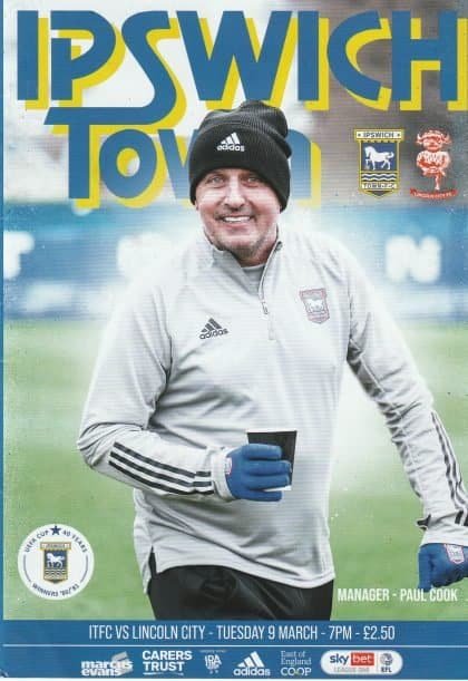 Ipswich Town v Lincoln City   09-Mar-2021