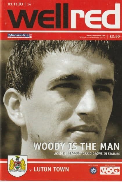Bristol City v Luton Town  01-Nov-2003