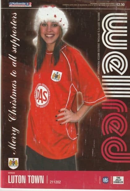 Bristol City v Luton Town 21-Dec-2002