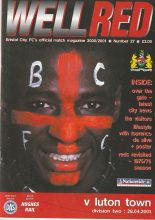 Bristol City v Luton Town   28-Apr-2001