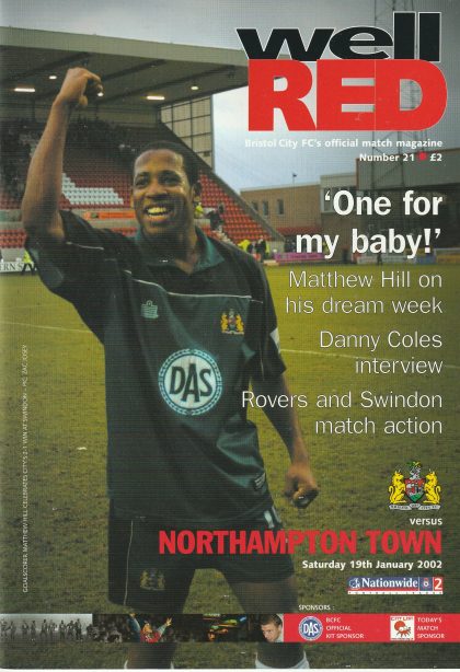 Bristol City v Northampton Town  19-Jan-2002