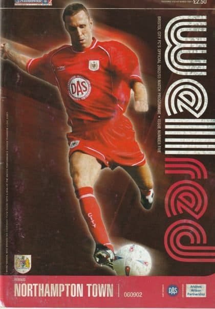 Bristol City v Northampton Town 06-Sep-2002