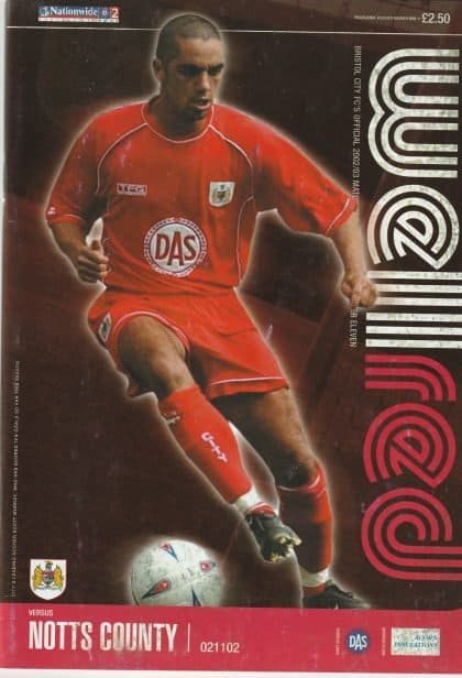 Bristol City v Notts County  02-Nov-2002