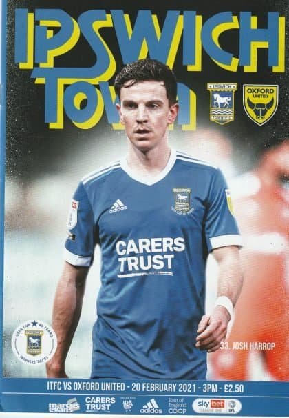 Ipswich Town v Oxford United  20-Feb-2021