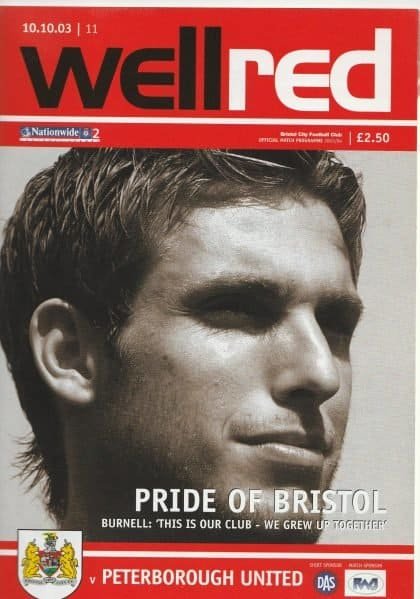 Bristol City v Peterborough United 10-Oct-2003
