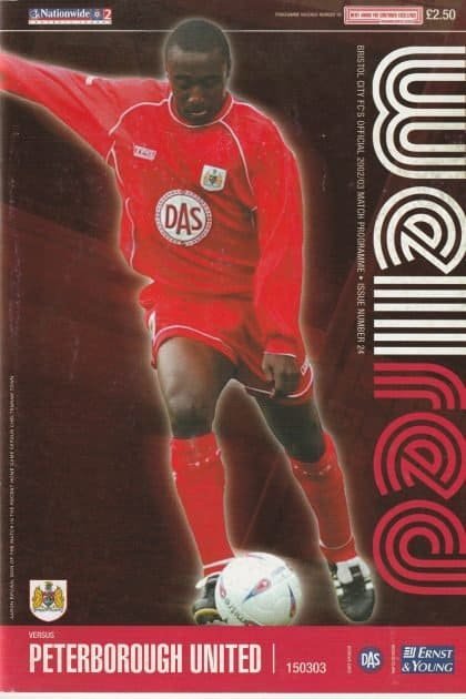 Bristol City v Peterborough United 15-Mar-2003