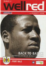 Bristol City v Port Vale  20-Sep-2003