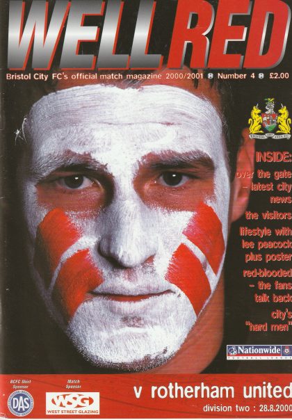 Bristol City v Rotherham United  28-Aug-2000