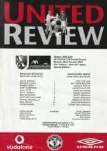 Manchester United v Scunthorpe United  22-Jan-2001
