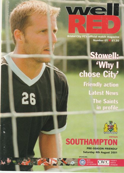 Bristol City v Southampton   04-Aug-2001