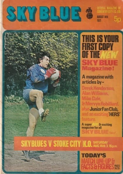 Coventry City v Stoke City 14-Aug-1971