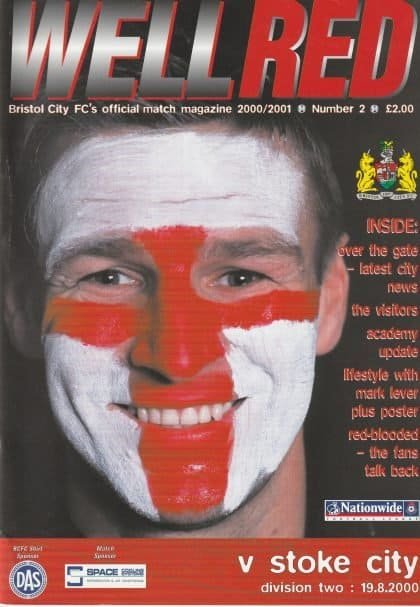 Bristol City v Stoke City   19-Aug-2000