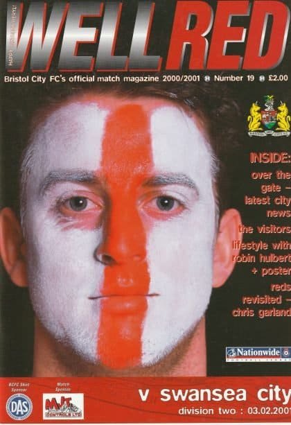 Bristol City v Swansea City   03-Feb-2001