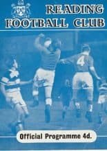 Reading v Swindon Town 02-Mar-1962