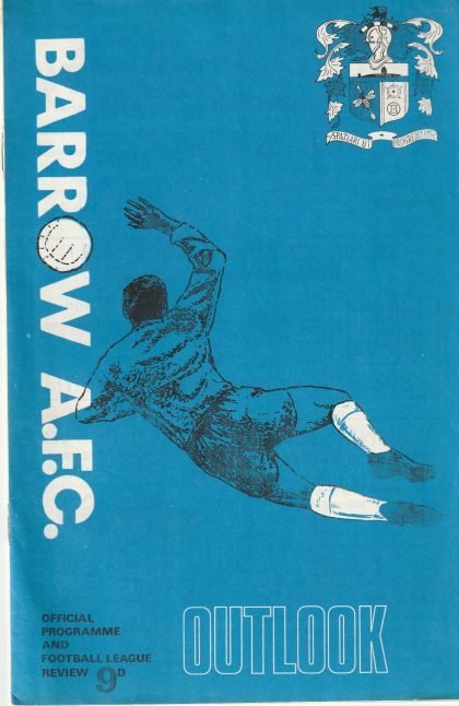 Barrow v Swindon Town  15-Feb-1969