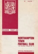 Northampton Town v Swindon Town 20-Jan-1968