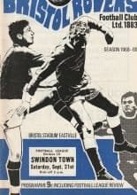 Bristol Rovers v Swindon Town  21-Sep-1968