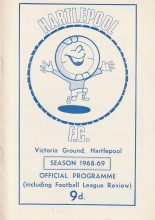 Hartlepool United v Swindon Town 24-Aug-1968