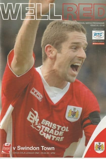 Bristol City v Swindon Town  29-Apr-2006