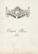 Crystal Palace v Swindon Town 02-Sep-1964