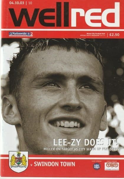 Bristol City v Swindon Town  04-Oct-2003