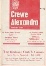 Crewe Alexandra v Swindon Town 04-Apr-1969