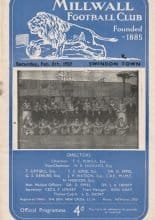 Millwall v Swindon Town   08-Feb-1952