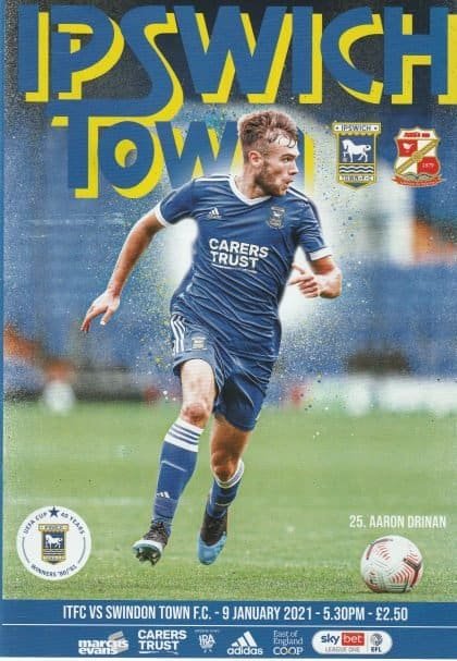 Ipswich Town v Swindon Town   09-Jan-2021