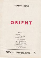 Leyton Orient v Swindon Town 09-Sep-1967