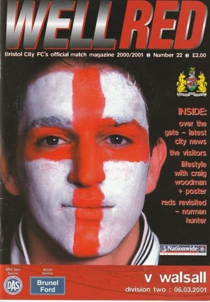 Bristol City v Walsall  06-Mar-2001