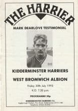 Kidderminster Harriers v West Bromwich Albion  30-Jul-1993