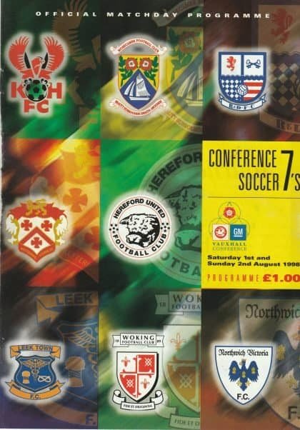 Conference Soccer 7's -  1/2-Aug-1998