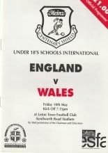 England u18 v Wales u18  10-May-1996