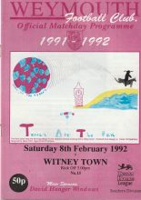 Weymouth v Witney Town 08-Feb-1992