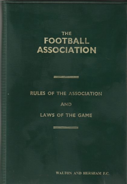 FA - Rules of the Association and Laws of the Game 1985-86