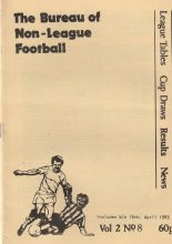 The Bureau of Non League Football Statistics  vol 2 no8