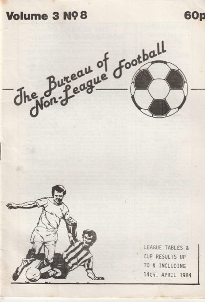 The Bureau of Non League Football Statistics  vol 3 no8