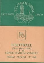 Great Britain v Denmark 13-Aug-1948