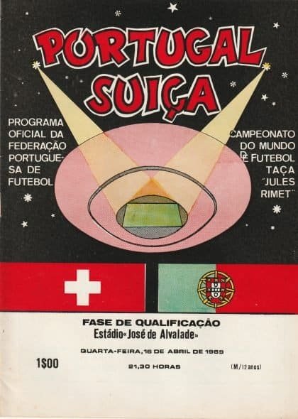 Portugal v Switzerland   16-Apr-1969