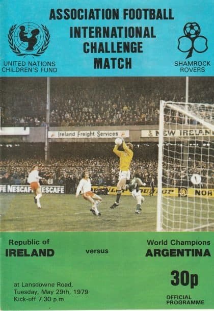 Republic of Ireland v Argentina  29-May-1979
