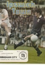 Ipswich Town v Birmingham City 30-Aug-1975