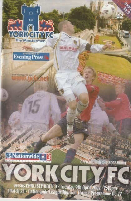 York City v Carlisle United 09-Apr-2002