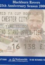 Blackburn Rovers v Chester City  06-Jan-2001