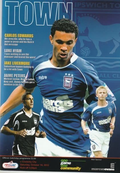 Ipswich Town v Coventry City  16-Oct-2010