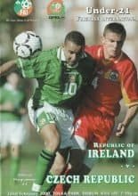 Republic of Ireland u21 v Czech Republic u21  22-Feb-2000