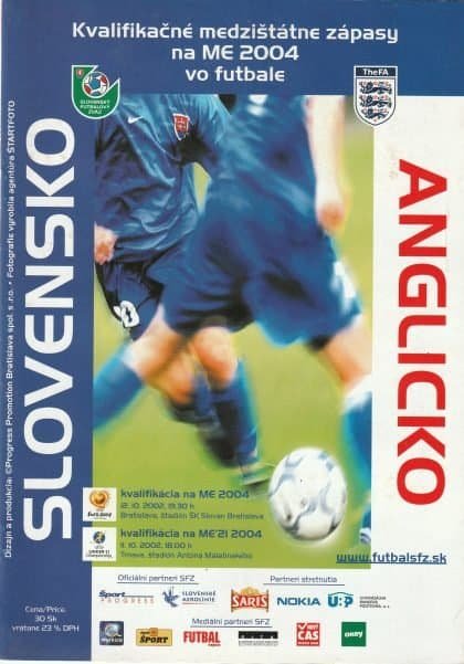 Slovakia v England 11-Oct-2002