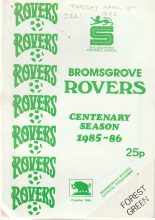 Bromsgrove Rovers v Forest Green Rovers  15-Apr-1986