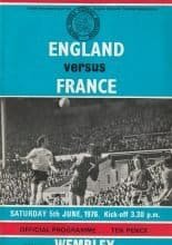 England Schoolboys v France Schoolboys 05-Jun-1976