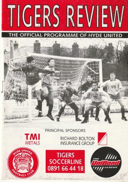 Hyde United v Gainsborough Trinity  28-Aug-1995