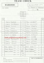 Kidderminster Harriers v Gloucester City  15-Jan-1997